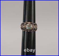 Lot 7 Early Marked/Signed Native American/Mexico Sterling Silver Rings Turquoise