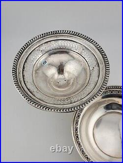 Lot Of 2 Antique Sterling Silver Bowls. Arrowsmith Weighted & Marked A9. 5.5 In