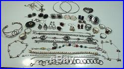 Lot Of Vintage To Now 925 Sterling Silver Jewelry/all Marked/240.9 Grams