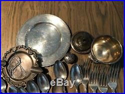Lot Scrap Sterling Silver. 925 738 Grams All Marked