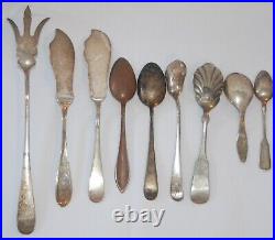 Lot Sterling Silverware 8.2 Oz. Marked Sterling, antiques