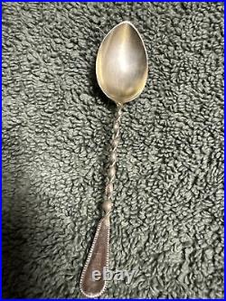 Lot of 5 Sterling Silver Teaspoons All marked Sterling 45 Grams Total