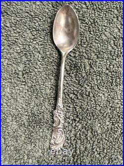 Lot of 5 Sterling Silver Teaspoons All marked Sterling 45 Grams Total