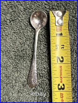 Lot of 5 Sterling Silver Teaspoons All marked Sterling 45 Grams Total