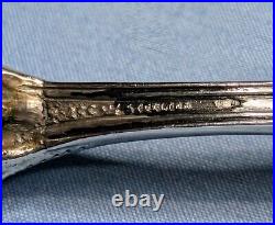 Marked ACC FRANCIS I Heavy Sterling Silver 6-3/4 Tongs Claw Ends