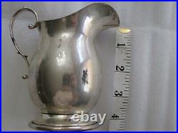 Marked BM lion Good Solid Sterling Silver Cream Jug pitcher 157 g 5.6oz 250