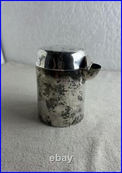 Mid Century Sterling Silver Creamer, marked GM Saltillo, Mexico