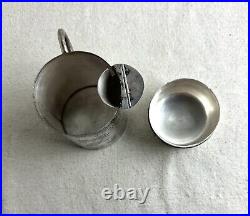 Mid Century Sterling Silver Creamer, marked GM Saltillo, Mexico