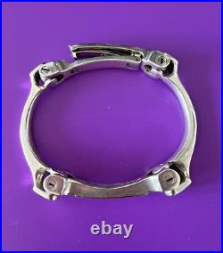 Minas Spiridis Signed Universal Joint Sterling Silver Bracelet Georg Jensen