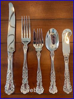 Mint Condition 5 Pc Gorham Buttercup Place Setting Sterling Silver Old Mark 1900