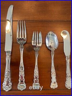 Mint Condition 5 Pc Gorham Buttercup Place Setting Sterling Silver Old Mark 1900