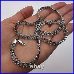 NICE VINTAGE STERLING SILVER 925 Men's Jewelry Chain Necklace Marked 15 Gr