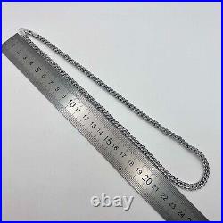 NICE VINTAGE STERLING SILVER 925 Men's Jewelry Chain Necklace Marked 15 Gr