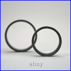 Natural Diamond Oxidized ring Sterling Silver Ring Set Matching Wedding SJR0547