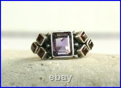 Nicky Butler Marked Sterling Silver Amethyst Handcrafted Wonderful Ring Frg