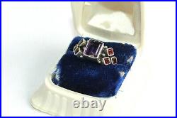 Nicky Butler Marked Sterling Silver Amethyst Handcrafted Wonderful Ring Frg