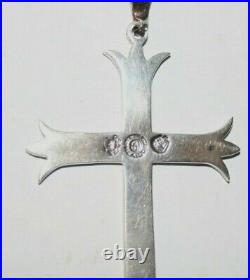 OLD Sterling Silver 1940's MEXICO TAXCO 4 Cross 925 Eagle Mark Spratling