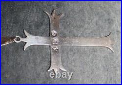 OLD Sterling Silver 1940's MEXICO TAXCO 4 Cross 925 Eagle Mark Spratling
