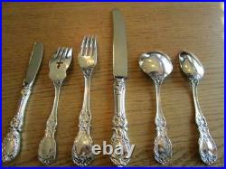 Old Mark Reed Barton Francis I Sterling Silver Flatware Set-s-12+servers80p