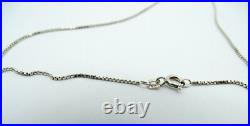 Original Vintage Silver 835 Chain And Cross Necklace Jewelry marked