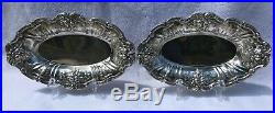 Pair of Reed & Barton Sterling Silver Francis I Bread Trays Marked X568