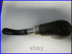 Peterson pipe 307 sterling silver spigot beautiful briar dublin marked