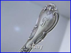 RARE 12 Sterling GORHAM 4 3/4 Strawberry Forks CHANTILLY 1895 with retailers mark