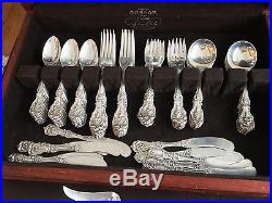 REED AND BARTON FRANCIS 1ST STERLING FLATWARE SET 87Pieces Old Mark MAGNIFICENT