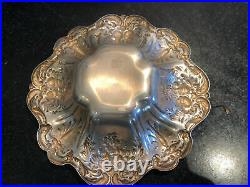 REED & BARTON FRANCIS 1st STERLING SILVER DISH / BOWL # X569 Hall marked 1950
