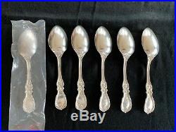 REED & BARTON FRANCIS I 1st STERLING SILVER 6 SERVING SPOONS 8 3/8 OLD MARK