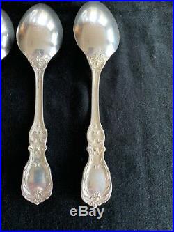 REED & BARTON FRANCIS I 1st STERLING SILVER 6 SERVING SPOONS 8 3/8 OLD MARK