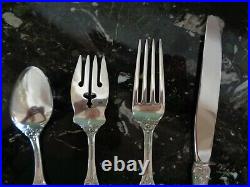 REED & BARTON FRANCIS I STERLING SILVER 60 pc FOR 12 FLATWARE SET CHEST NEW MARK