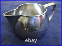 Rare Fine Antique Sterling Silver Hand Beaten Kalo Pitcher Early Mark 1909-1911