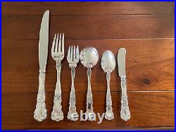Rare Near Mint Old Mark 6 Pc Place Setting Gorham Buttercup Sterling Silver