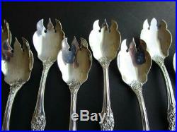 Rare Old Mark Reed Barton Francis I Sterling Flatware 12 Ice Cream Spoons-forks
