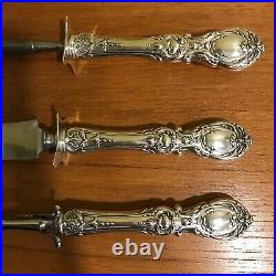 Reed & Barton 3-pc Sterling Silver Carving Set in the Francis 1st Old Marks