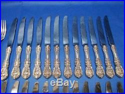 Reed & Barton Francis 1(I) Sterling Silver 72pc Flatware Set Old Mark Service 12