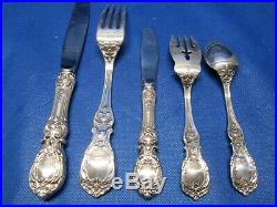 Reed & Barton Francis 1(I) Sterling Silver 72pc Flatware Set Old Mark Service 12