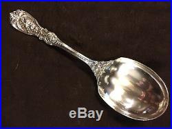 Reed & Barton Francis 1st Large Sterling Salad Serving Spoon Old Mark