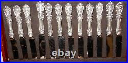 Reed + Barton, Francis I, 73 Pieces, Old Mark SOLID STERLING SILVER Flatware Set