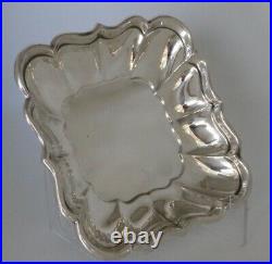 Reed & Barton Windsor Sterling Silver Tray Square 1945 Date Mark