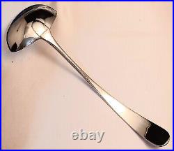 Repousse by Kirk 925/1000 Mark Sterling Soup Ladle- 11