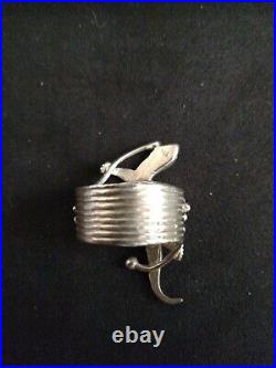 SALE! Vintage Marcasite Sterling Silver Lizard shines marked 925 back