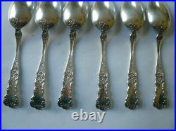 SIX (6) Gorham Sterling Silver BUTTERCUP 5 ¾ Teaspoons No Mono Old Mark