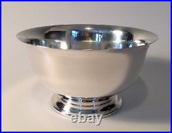 STERLING SILVER REVERE BOWL marked Exemplar Pristine Condition