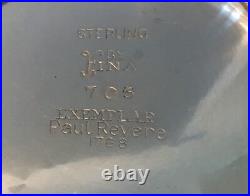 STERLING SILVER REVERE BOWL marked Exemplar Pristine Condition