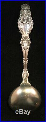Set Of 10 Whiting Lily Sterling Silver Bouillon Spoons 5 Inch Early Mark