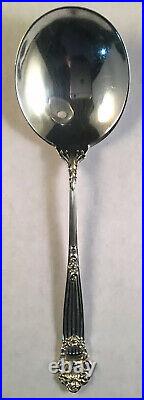 Set Of 12 Towle Georgian Sterling Silver Boullion / Cream Soup Spoons Old Mark