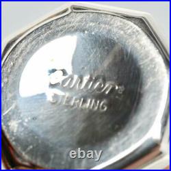 Set Of (8) Cartier Sterling Silver Salt & Pepper Shakers, Marked