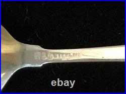 Set of 6 Antique Gorham Etruscan Sterling Silver Salt Spoons Early Marks